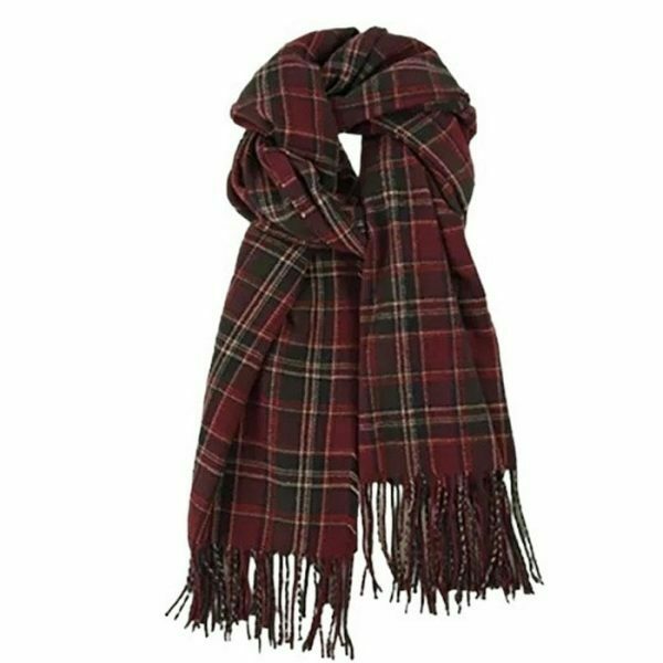 preppy plaid scarf iconic aesthetic & youthful charm 2255