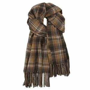 preppy plaid scarf iconic aesthetic & youthful charm 3146