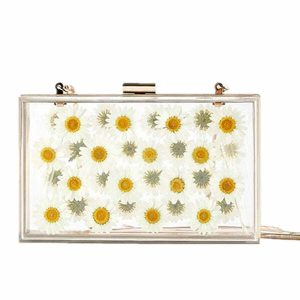 pressed flower handbag   chic & youthful aesthetic 6118