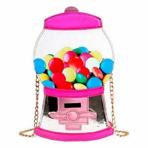 quirky gumball machine mini handbag   unique streetwear 6517