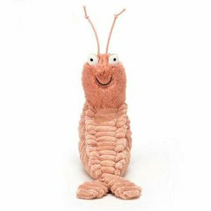 quirky shrimp plush toy   soft 1838