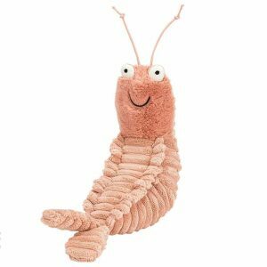 quirky shrimp plush toy   soft 8707