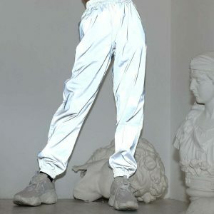 reflective sweatpants dynamic & youthful streetwear essential 8996