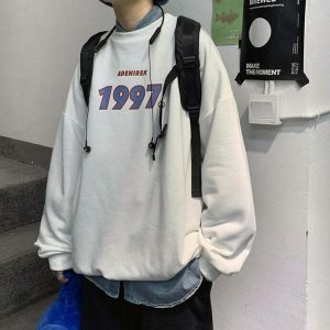 retro 1997 graphic sweatshirt   youthful & iconic style 3761