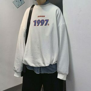 retro 1997 graphic sweatshirt   youthful & iconic style 5837