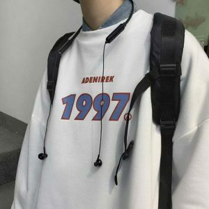 retro 1997 graphic sweatshirt   youthful & iconic style 7408