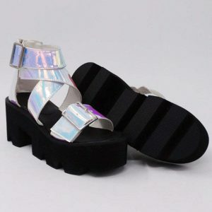 retro astronomy domine sandals   chic & celestial comfort 6566