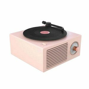 retro bluetooth speaker vinyl player   iconic sound design 6533