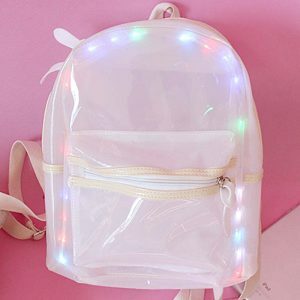 retro bunny backpack with dynamic light show feature 2344