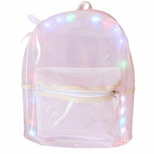 retro bunny backpack with dynamic light show feature 2551