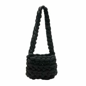 retro crochet bag   handcrafted aesthetic & chic style 7936