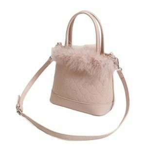 retro fluffy bag soft girl aesthetic & chic comfort 1065