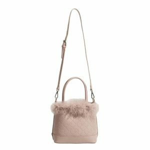 retro fluffy bag soft girl aesthetic & chic comfort 4603