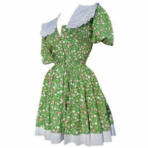 retro forbidden garden dress chic collar design 1148