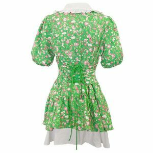 retro forbidden garden dress chic collar design 2948