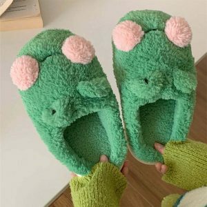 retro frog slippers quirky comfort meets street style 1174