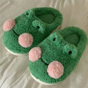 retro frog slippers quirky comfort meets street style 3255