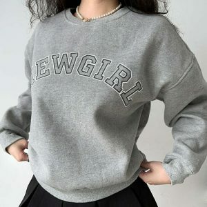 retro girl sweatshirt   vintage & youthful appeal 6851
