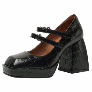 retro high school crush heels   vintage charm & style 3419