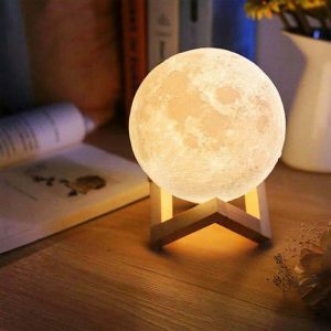 retro moon lamp with 16 colors   chic & dynamic decor 4469