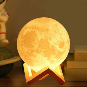 retro moon lamp with 16 colors   chic & dynamic decor 4544
