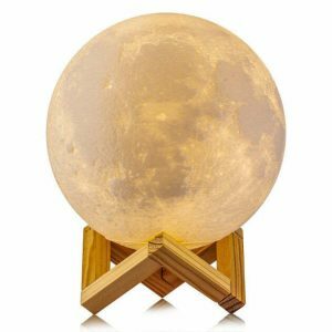 retro moon lamp with 16 colors   chic & dynamic decor 5018
