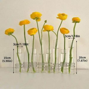 retro test tube vase   chic & minimalist flower display 4153