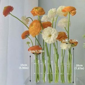 retro test tube vase   chic & minimalist flower display 6343