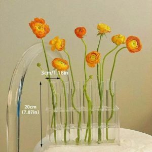 retro test tube vase   chic & minimalist flower display 7400