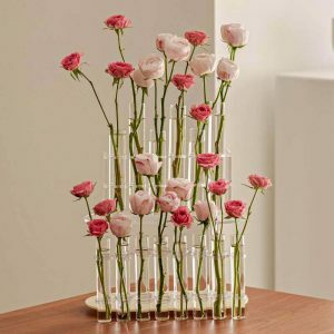 retro test tube vase   chic & minimalist flower display 8735