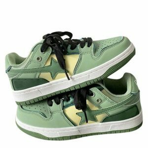 sage green star sneakers youthful sage star sneakers   urban chic & comfort 8757