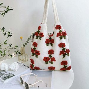 secret garden tote bag   chic floral design & eco friendly 1638