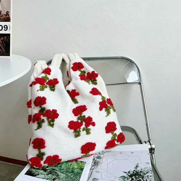 secret garden tote bag   chic floral design & eco friendly 8324