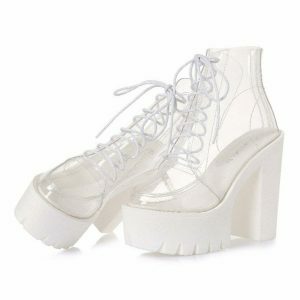 seethrough ankle boots chic & bold urban footwear 3080