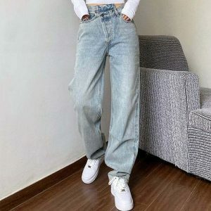 sleek high rise jeans straight leg classic fit 1991