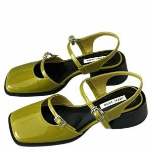 sleek square toe mary jane shoes youthful elegance 2252