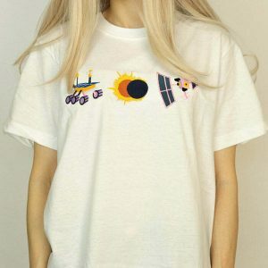 space inspired research tee youthful & innovative design 3990