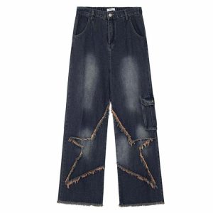 star girl cargo jeans reimagined chic & youthful streetwear 3704