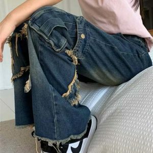 star girl cargo jeans reimagined chic & youthful streetwear 7235