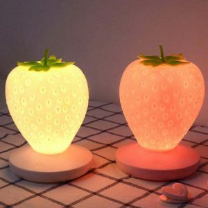 strawberry touch night light youthful strawberry night light touch activated 1845