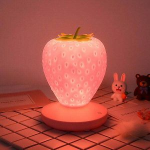 strawberry touch night light youthful strawberry night light touch activated 5503