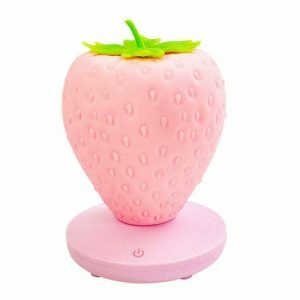 strawberry touch night light youthful strawberry night light touch activated 8665