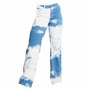 trendy tie dye wide pants youthful & vibrant style 1523