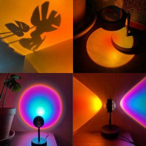 vibrant 12 color sunset projector 5778