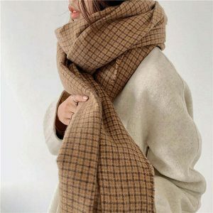 warm vibes plaid scarf cozy & chic winter essential 2516