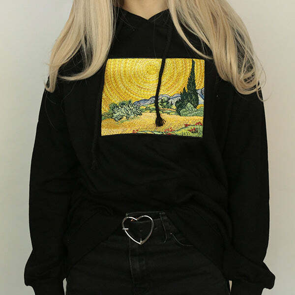 wheat field cypresses hoodie   iconic art meets streetwear 5053