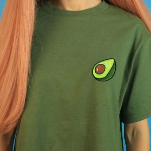 youthful antisocial avocado tee quirky & bold streetwear 2434
