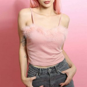 youthful babe furry top   chic & cozy streetwear must have 3917