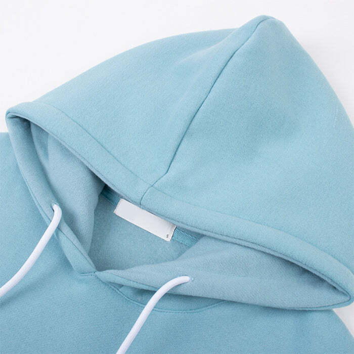 youthful baby blue hoodie oversized & chic comfort 7276
