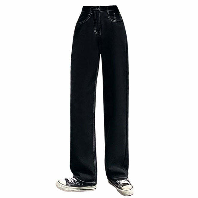 youthful baby lies wide jeans   sleek & trendy streetwear 5523